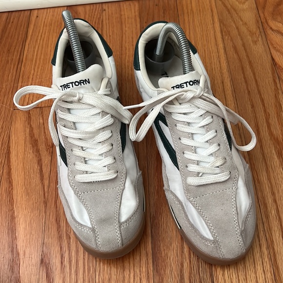 Tretorn Rawlins 2.0 Casual Sneakers White / Cream / Green Women's 8 - Picture 9 of 16